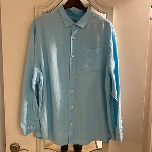 Tommy Bahama 100% Linen Shirt- 2XL/2TG